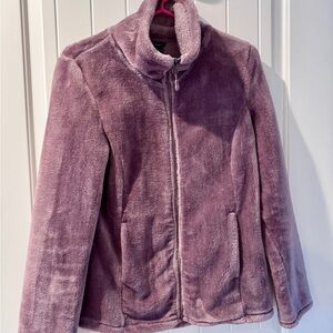 Women's Lavender Plush Jacket